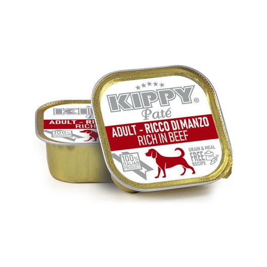 KIPPY paté per cani adulti ricco di manzo 150 g